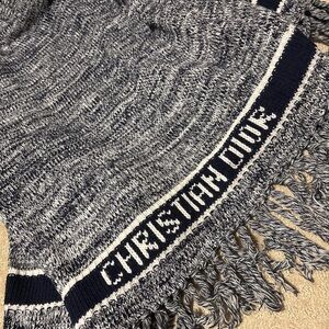 Dior Gray and navy Sweater Cardigan